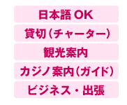 ���{��n�j�@�`���[�^�[�@�݂��؂�@�r�W�l�X�E�o���@�ό��ē�